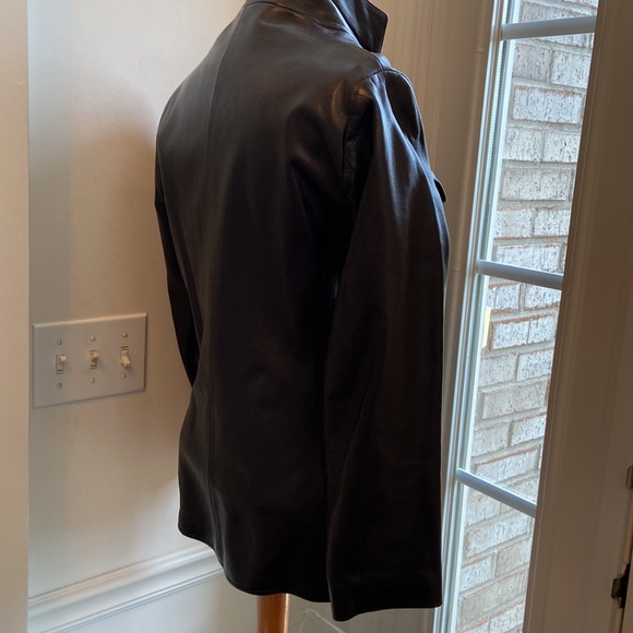 Saraco Josie Leather Blazer - Picture 4 of 10